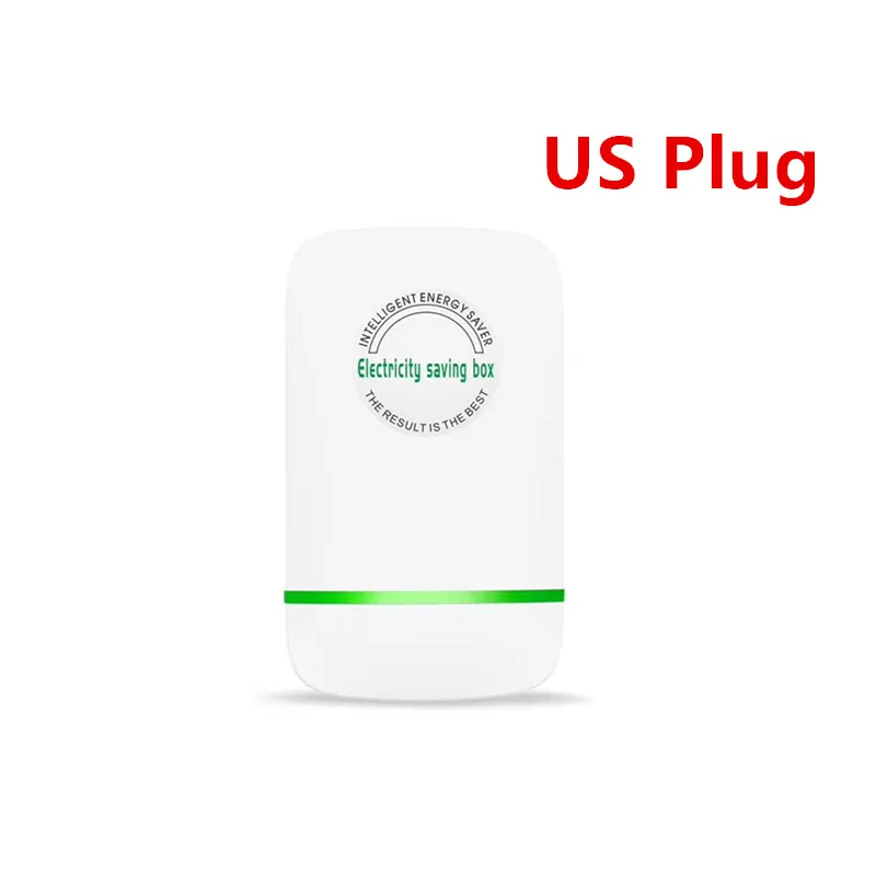 2025 Update Green Power Saver Energiespargerät Steckdosenadapter kompatibel mit den USA und Europa