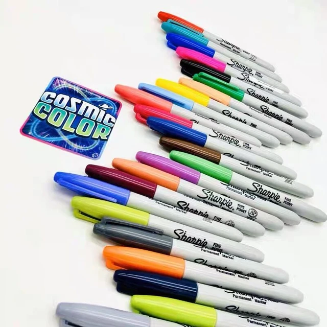 Sharpie Marker Oil Based Waterproof Industrial Thick and Thin Double-ended  Markers Painting Hand-drawn Graffiti Art Supplies - AliExpress