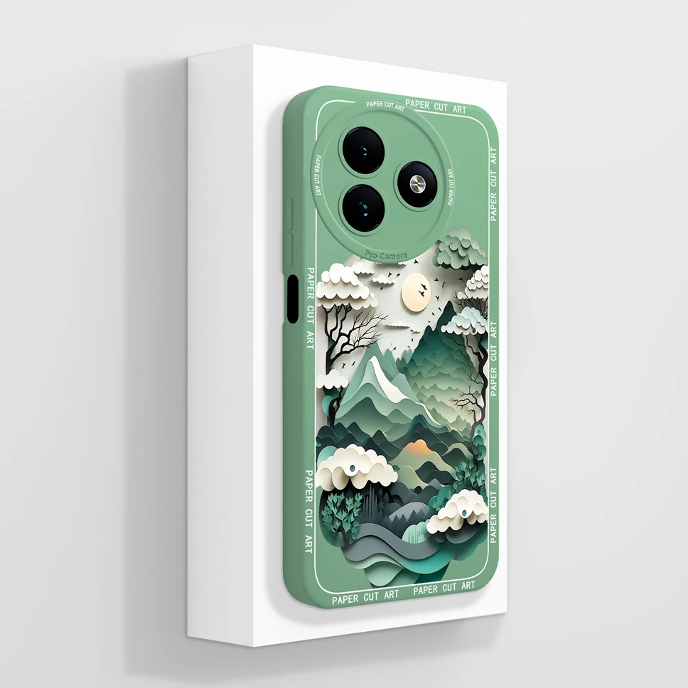 Fashion Simplicity Liquid Silicone Phone Case - Premium Anti-Slip Protection Cover