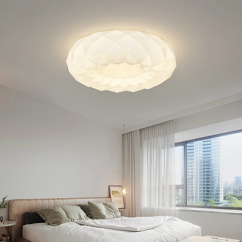 

Потолочные светильники в простом стиле, лампы для освещения дома, люстры для гостиной, спальни, люстры Luminaria Nordic White Lamparas