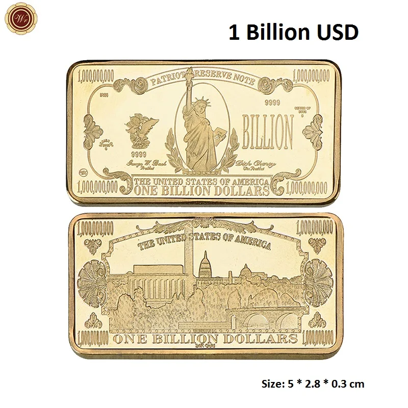 Luxurious Gold/Silver Plated US Dollar Design Souvenir Coin Set - Elegant Collectible and Business Gift