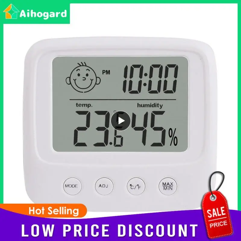 

Digital Temperature Humidity Meter Backlight Home Indoor Electronic Hygrometer Thermometer Weather Station Baby Room