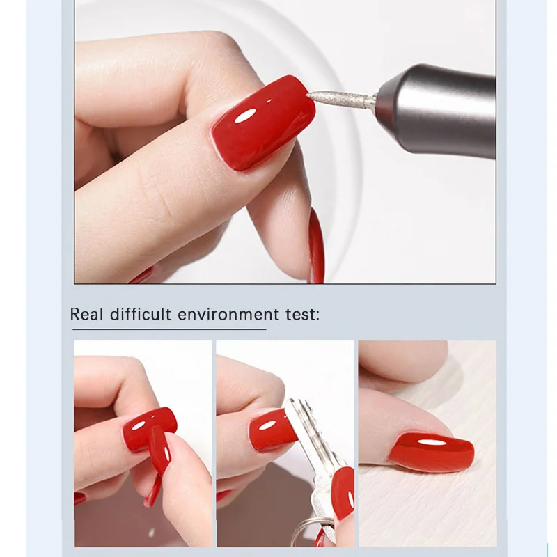 15ml Crystal Top Coat Gel Nail Polish Transparent Soak Off UV LED Nails Art Manicure Nail Polish Varnishes Primer Function Gel 5