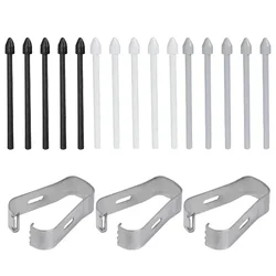 Premium Touch Stylus Replacement Nibs with Clip for Tablets and Smartphones (Mixed 15PCS)