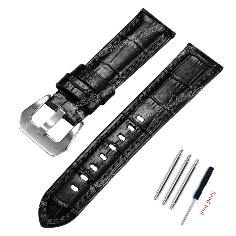 Elegant Leather Watch Band - Premium Strap for Timeless Style (Multiple Sizes Available)