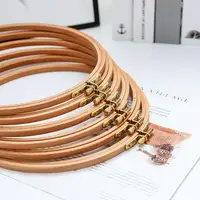 High Quality Beech Wood Embroidery Hoop Wooden Embroidery Circle Rings Holder For Embroideri Cross Stitch Home Sewing Tools - Image 2