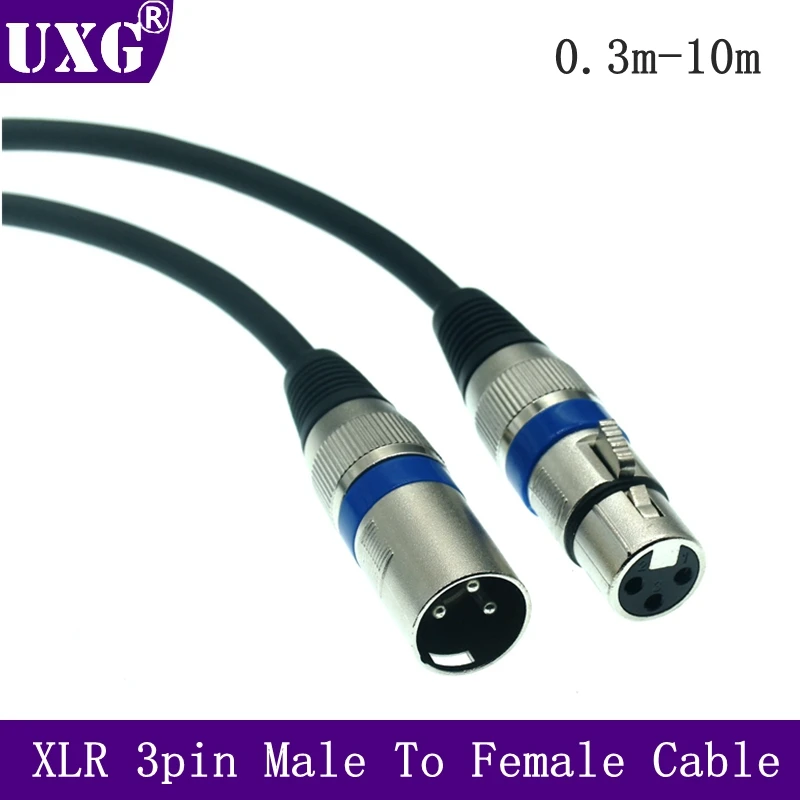 Cable XLR PARA Karaoke, Conector de Cable de cañón de sonido, extensión XLR, Cable corto Mikrofon de PVC para mezcladores Audio|Conectores cables de ordenador| - AliExpress