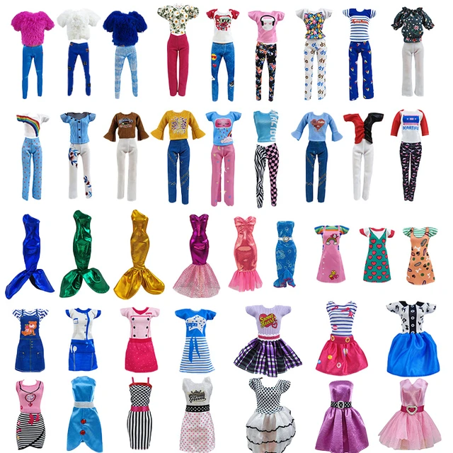 NK-Roupa azul fofa para boneca Barbie, roupas de chef, vestido, saia  moderna, acessórios, brinquedos do bebê, presente das meninas - AliExpress