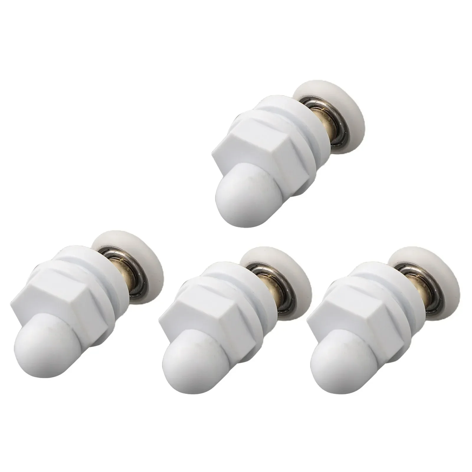 Shower Door Rollers Shower Room Pulley Shower Room Rollers Shower Room Accessories 4pcs 19mm/23mm/25mm/27mm/29mm Door Roller Shower Rooms Cabins Pulley / Shower Room Roller /Runners/Wheels/Pulleys Diameter