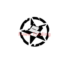 

Fuwo Trading Five-Pointed Star Body Car Styling Reflective Vinyl Sticker Refitting Exterior Decals Window Windshield Accessories
