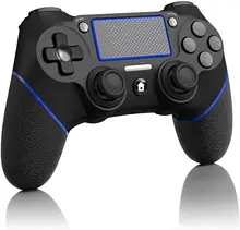 CZN Replacement for PS4 Controller, Wireless Controller for PS4/Pro/Slim/PC, Touch Panel Gamepad with Dual Vibration and Audio