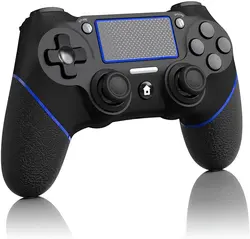 CZN Replacement for PS4 Controller, Wireless Controller for PS4/Pro/Slim/PC, Touch Panel Gamepad with Dual Vibration and Audio CZN Replacement for PS4 Controller, Wireless Controller for PS4/Pro/Slim/PC, Touch Panel Gamepad with Dual Vibration and Audio