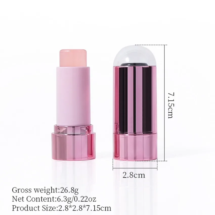 

Private Labele Color-changing Jelly Blusher Stick Whitening Natural Lasting Temperature Change Easy To Colored Lip Gloss Stick