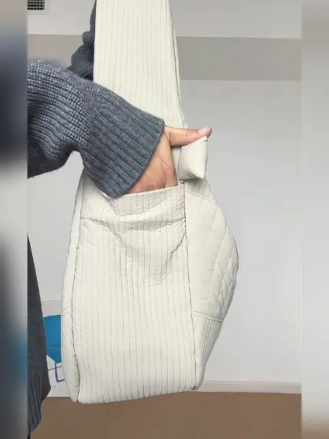 JIAERDI Solid Beige Casual Shoulder Bags Purse Women Large Capacity 2025 New Soft Tote Bag Female Vintage Y2k Handbag Aesthetic