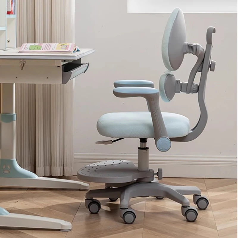 School Furniture Study Chair Armchair Child Design Safety Seats Girl Room Stool Growing Children Designer Home Fotel Dla Dziecka