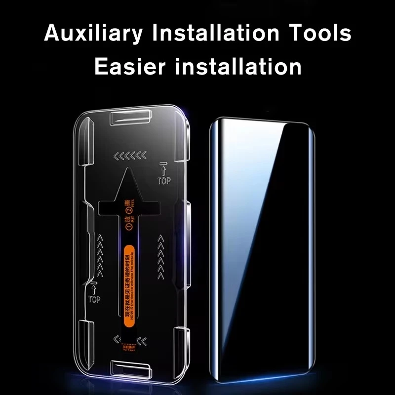 Ultra-Clear Premium Tempered Glass Screen Protector - Dust-Free Easy Install