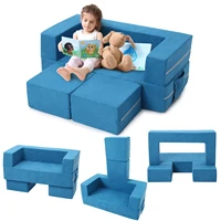 3 Pcs Modular Toddler Couch,Toddler Couch Kids Sofa for Playing,Creativity,Child Chair Sofa Bedroom and Playroom for Playroom 1
