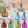 1pc Glass Watering Spray Bottle, Vintage Bronze Plastic Top Pump Watering Can Glass Spary Bottle Plant Mister, For House Plants, 1