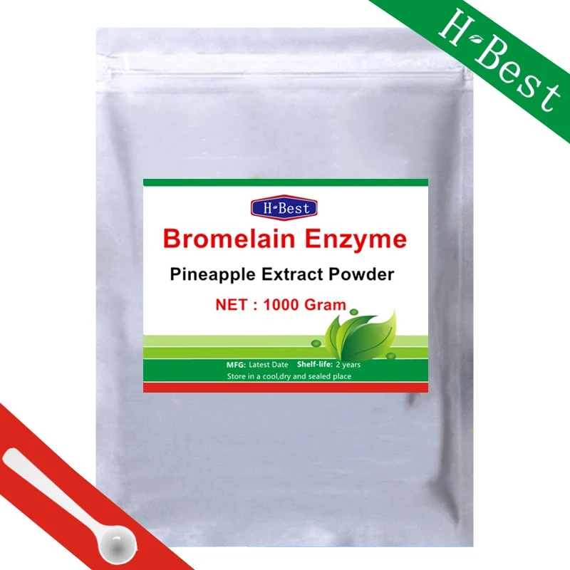 501000g Pure Bromelain Enzyme Powder,Pineapple Extract,Soften Skin