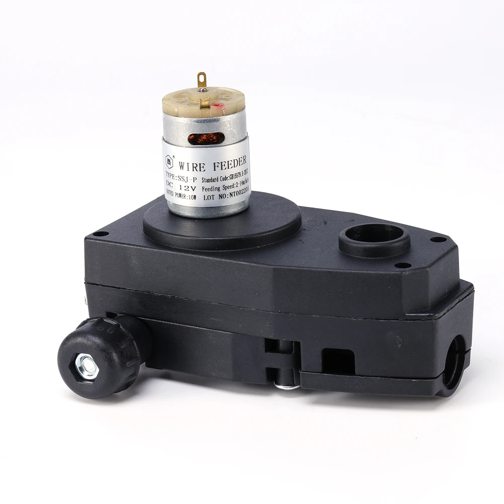 DC 12V MIG Wire Feeder Assembly Light Duty 10W Mig Welding Wire Feeder Low Noise Roll 0.6-1.0mm for V K Groove