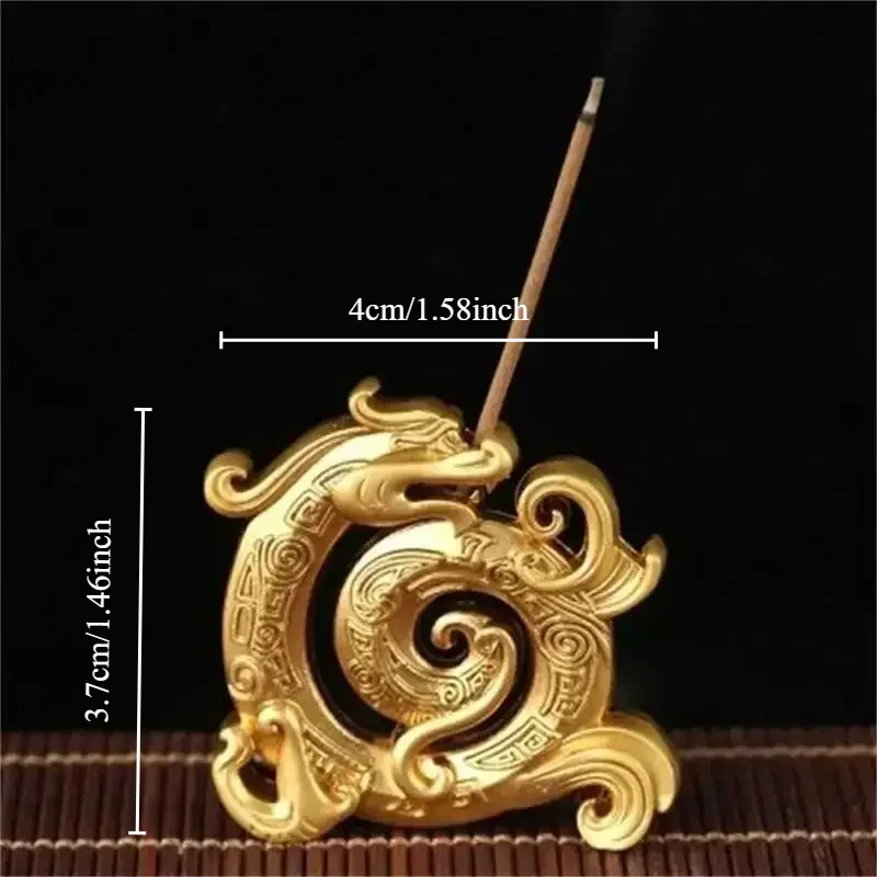 Mini Turtle Shaped Vintage Bronze Incense Holder - Decorative Home Accessory and Gift