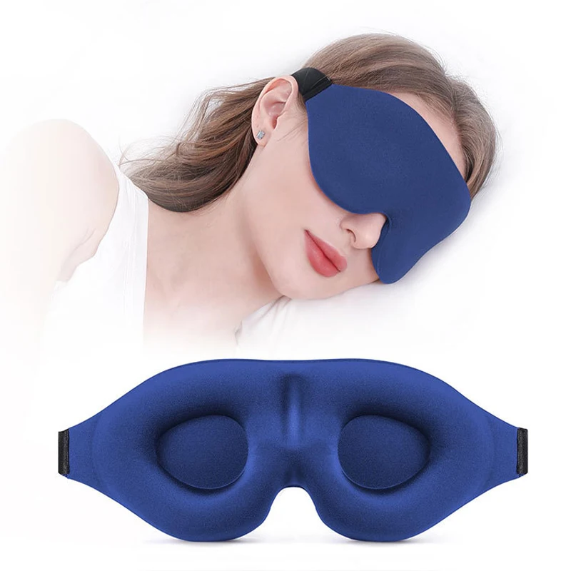 3D Sleeping Mask Block Out Light Sleep Mask For Eyes Soft Sleeping Aid Eye Mask for Travel Eyeshade Night Breathable Slaapmasker