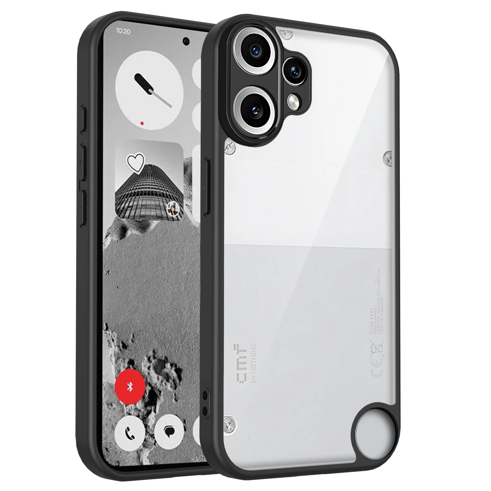 STARRYNOVA Coque Compatible avec Nothing CMF Phone 2 Pro, Anneau