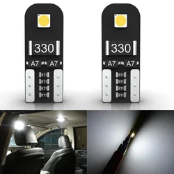 Dual Pack T10 LED Car Bulbs - 6000K Canbus Interior & License Plate Lighting - T10 (White)