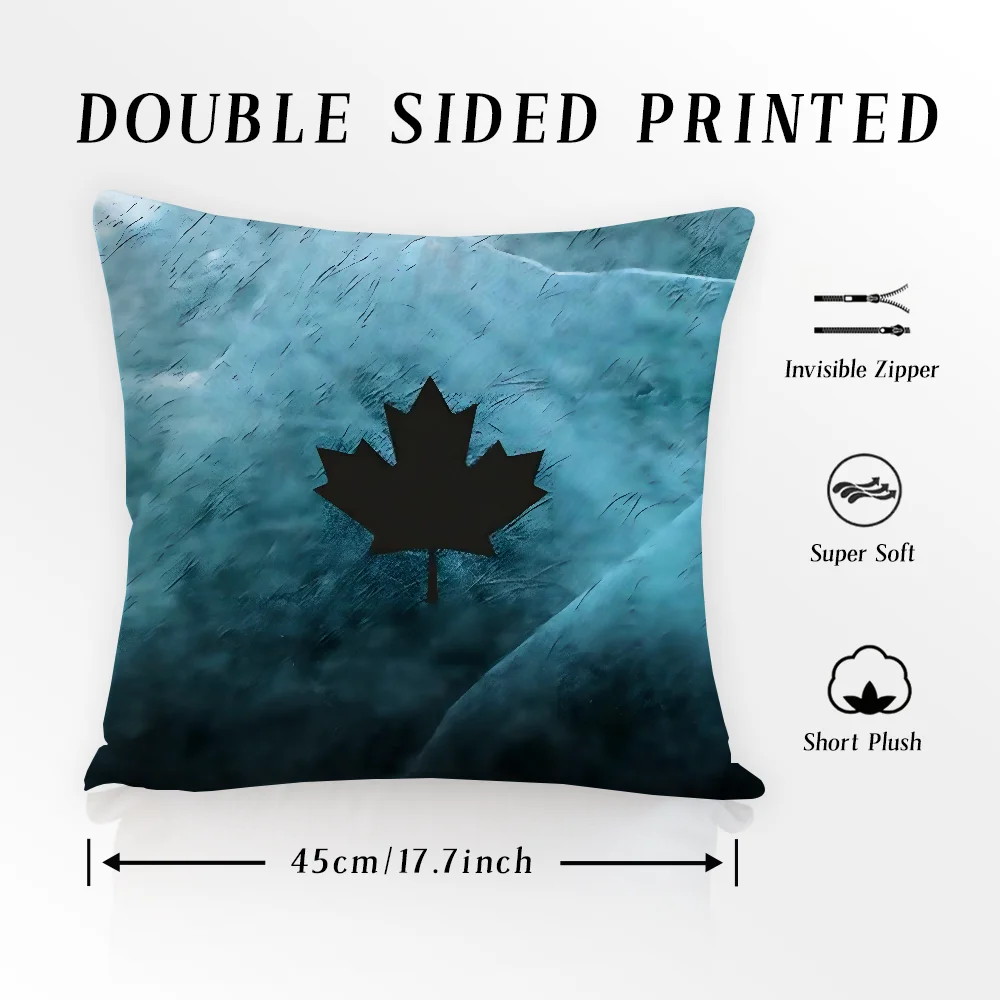 Rainbow Six Siege Pillow Case Pillowcase Anti-dustmite Pillow Invisible zipper silky short plush Sofa cushion cover 6