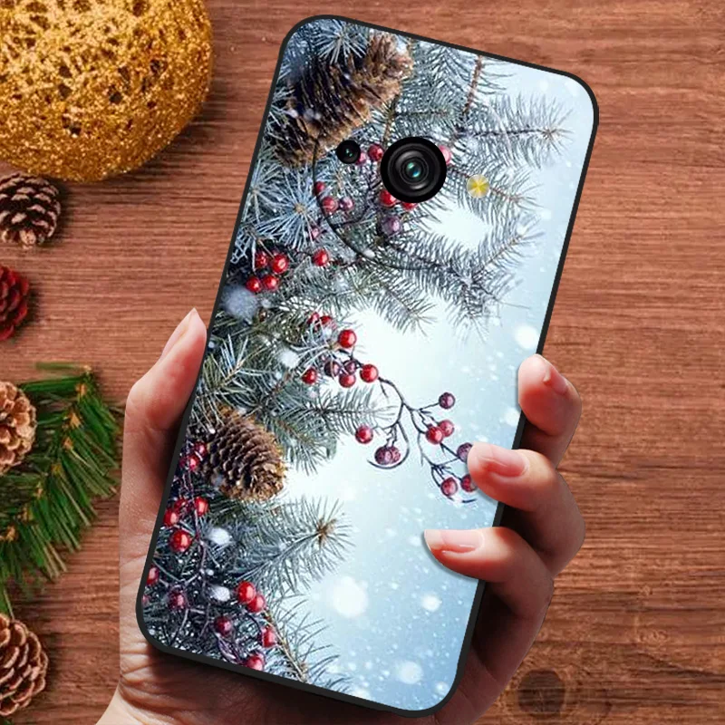 Luxury Christmas Painted Silicone Soft Phone Cover Case