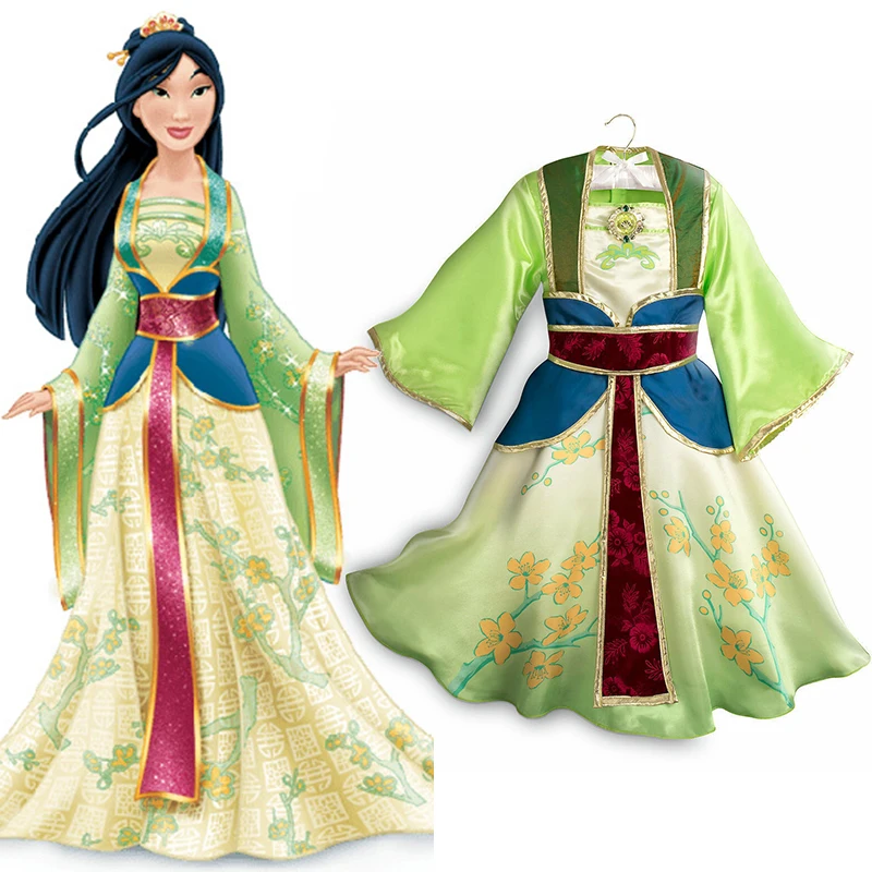 Disfraz Infantil Disfraz De Mulan Mujer Mulan Vestido Disfraz De