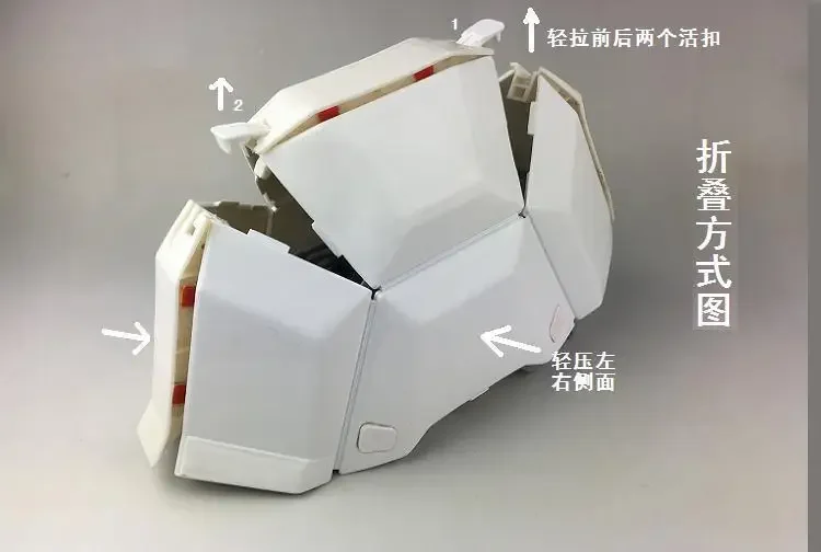 F1 Foldable Hat, Folding Helmet, Folding Protective Hat, Shock Absorber Plastic Hat