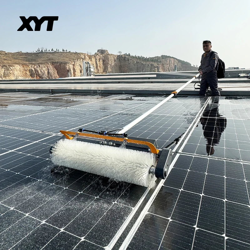 Best Solar Panel Cleaning Supplier PV Cleaning Brush Solar Panel Cleaning Rotating Brush Supplier 5