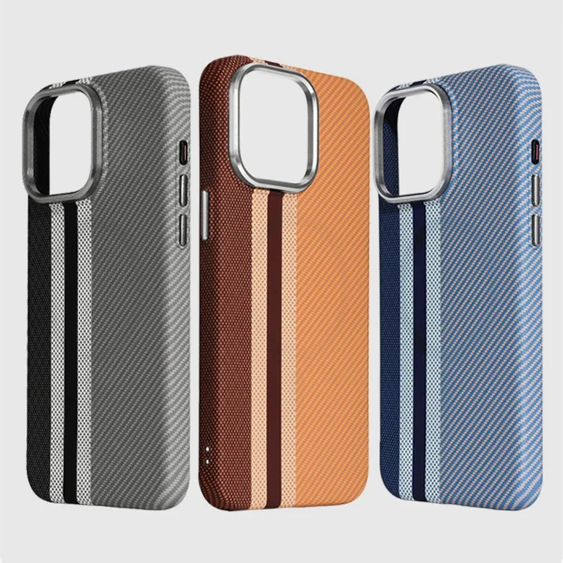 

Рельефный чехол MagSafe из углеродного волокна для телефона iPhone 14 13 15 Pro Max 15pro 12, ударопрочный чехол из твердого поликарбоната с беспроводной зарядкой