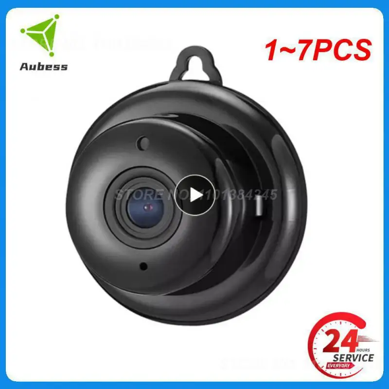 

1~7PCS Mini Surveillance WIFI Camera 1080P Wireless Indoor Camera Night Two Way Audio Motion Detection Baby