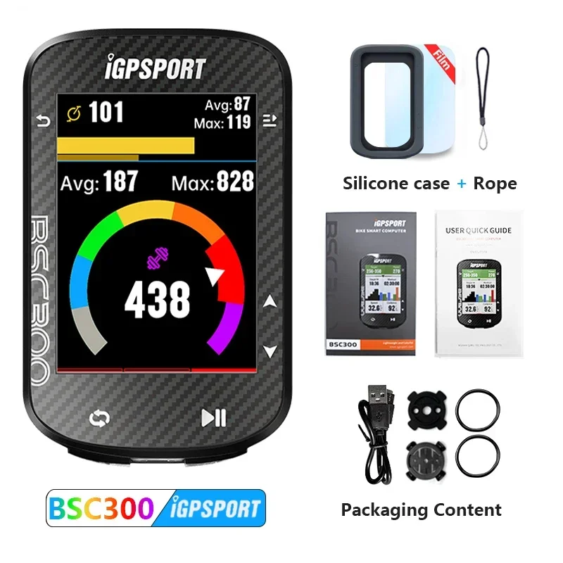 IGPSPORT BSC300T Touch-screen Bike Computer Wireless Speedometer