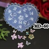 1Pcs 3D Silicone Nail Art Mold Reusable INS Fashion Versatile Camellia Bow Kawaii Butterfly DIY Party Nail Decoration Art 4