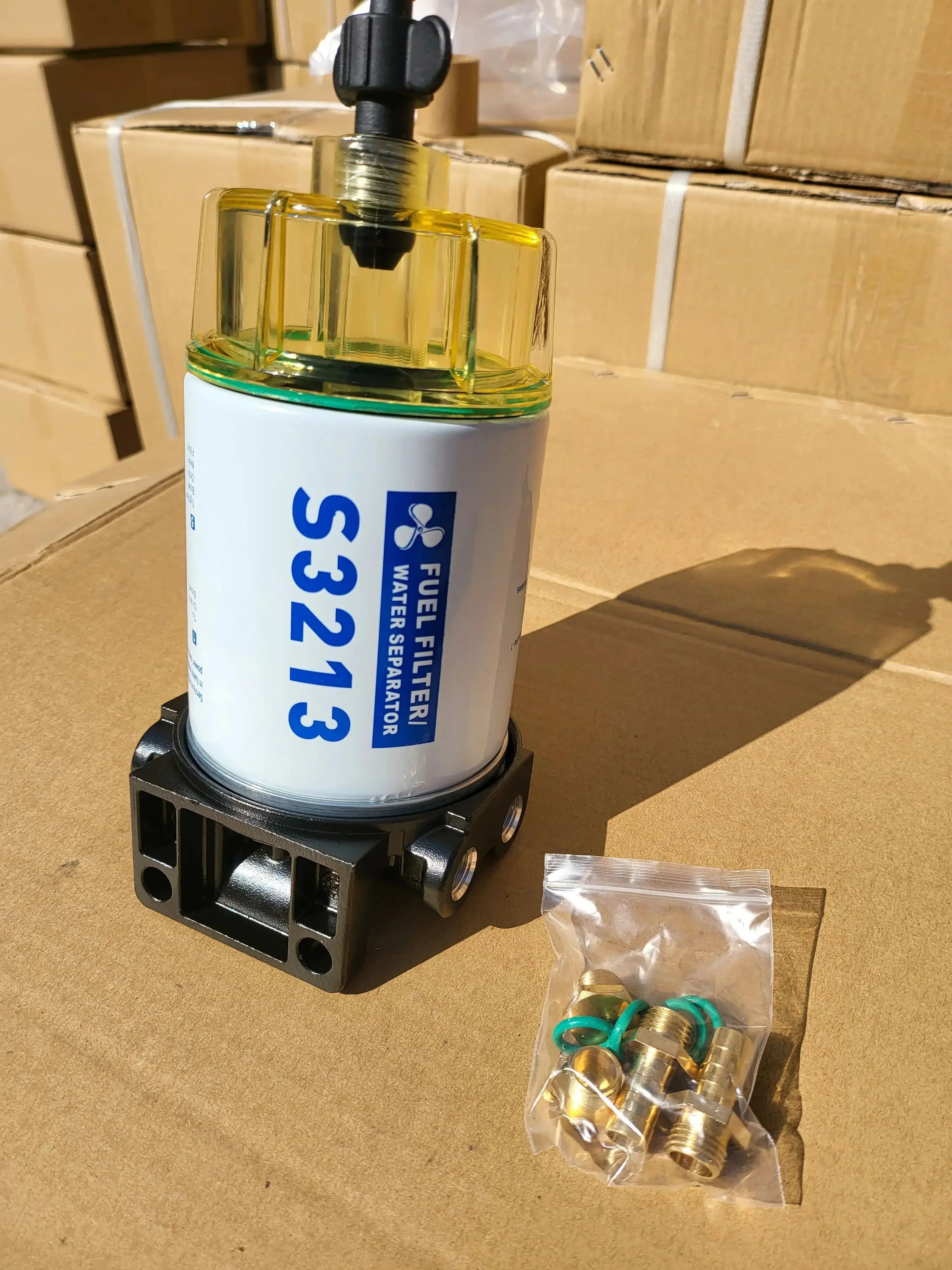 Oil water separator S3213 compatible with Mercury Quicksilver OMC marine engine ship (10 microns)