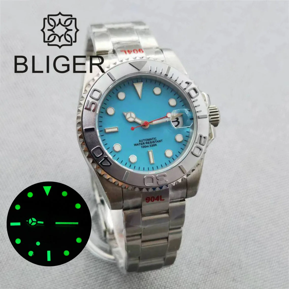 

Часы мужские механические 24 Jewel NH35A, 40 мм, с сапфировым стеклом