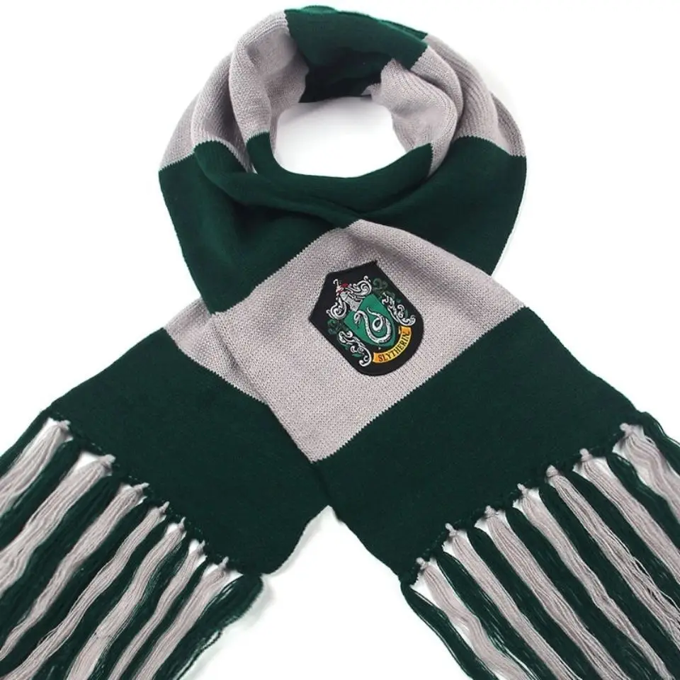 Warm Harried Potter Adult Scarf Gryffindor Ravenclaw Hufflepuff Slytherin Long Scarf Women's Men's Boys' Hermione