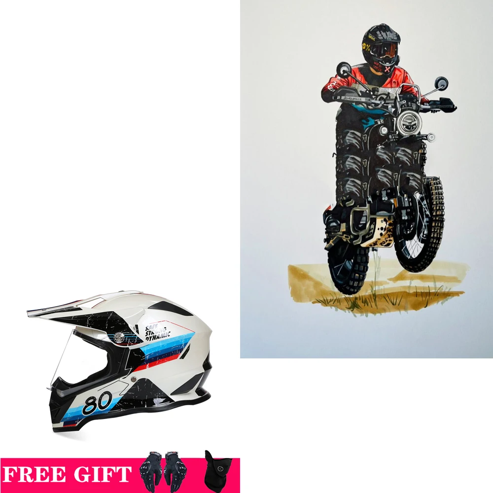 ������� ��� ���̽� �����ε� ���� ũ�ν� ��� ���̽� Casque Dirt Bike Capacete De Moto Casco Kask Helm DOT ECE