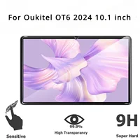 1/2/3PCS Temepred Glass for Oukitel OT6 2024 10.1 inch  Protective Tablet Glass on Oukitel OT6 2024 10.1 inch  Screen Protector 1