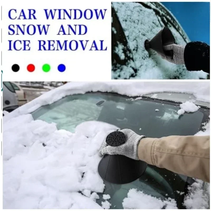 Window Windshield Ice Scraping Oil Funnel Snow Shovel Ice Removal Tool Scraping Winter Car Accessories Snow Remover Deicing Tool