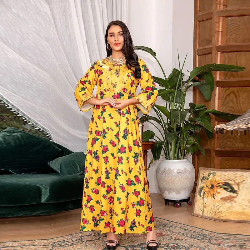 Women's Clothing Dubai Abaya Muslim Female Dress Abayas for Women Prom Dress Robe Longue abaya femme  kaftan  abayat