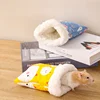 Winter Warm Small Pet Hammock: Hamster House & Sugar Glider Sleeping Bag with Warm Cotton Fill - for Dwarf Hamsters Teddy Bear 2