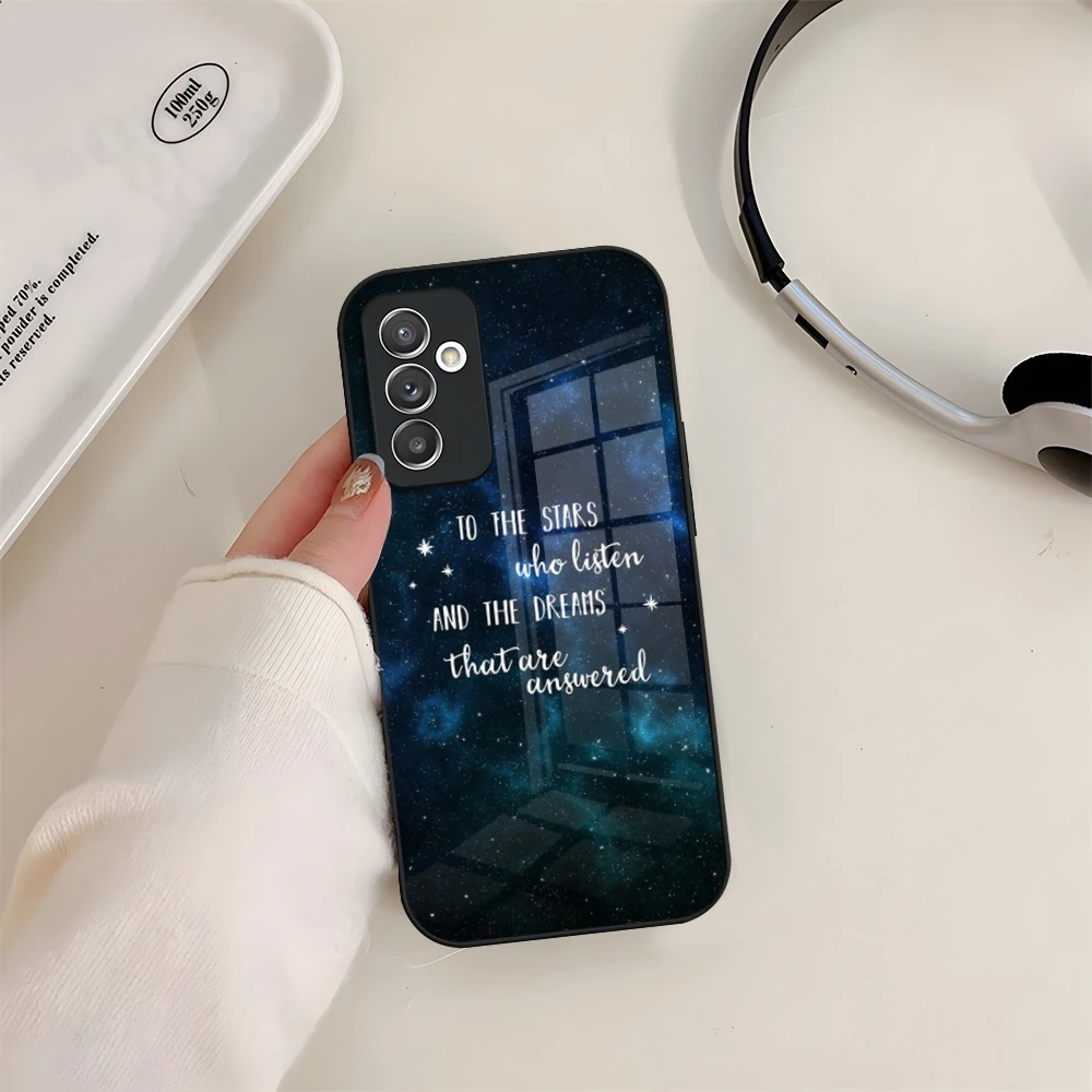 Enchanting Acotar A Court Of Mist And Fury Glass Phone Case