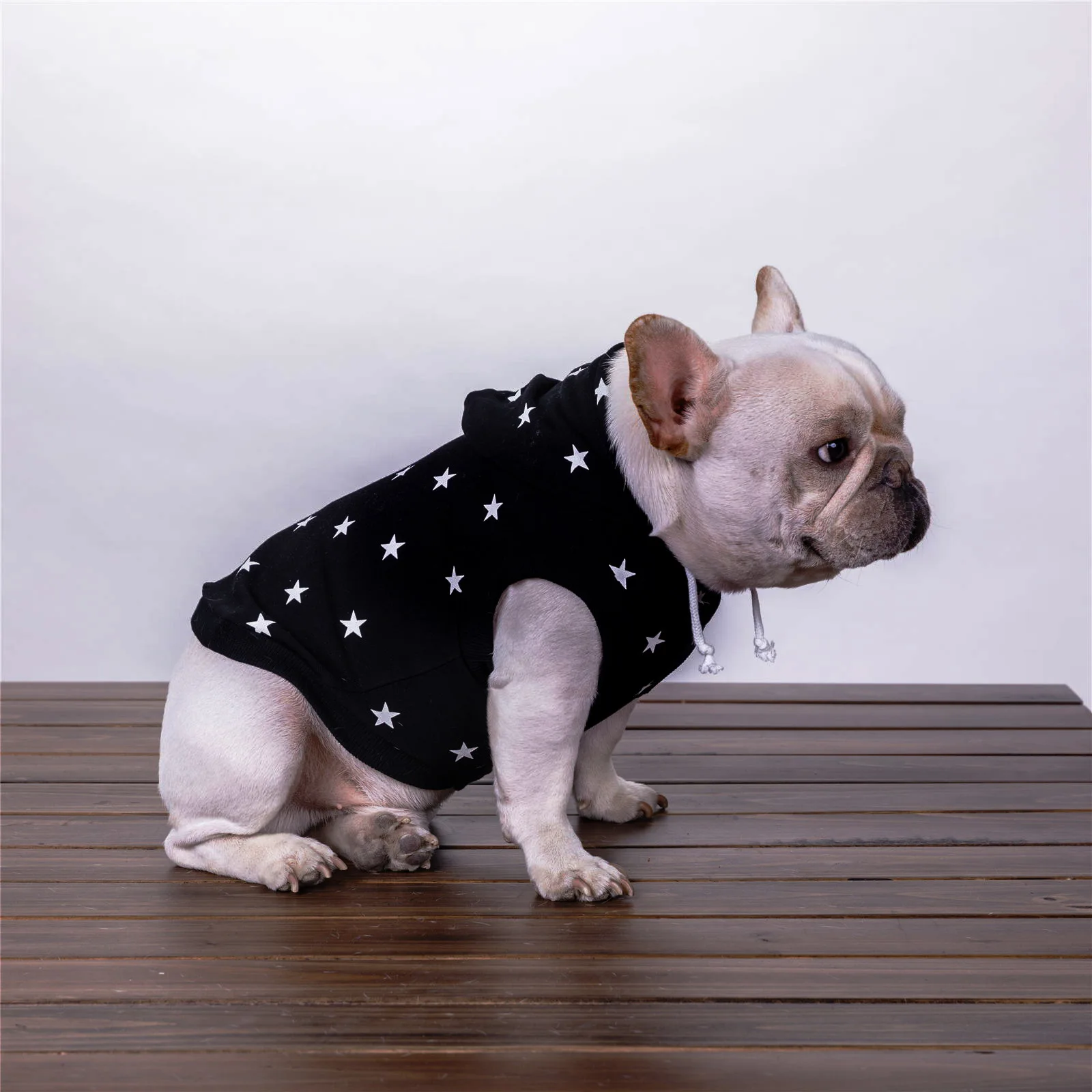 Eb Sztár Szvetter Eb ruhák kicsi Eb Búbos Bugyog Őszies Szvetter Nyomtatott Dédelget ruhák Eb hoodies Francia Bulldog ruhák