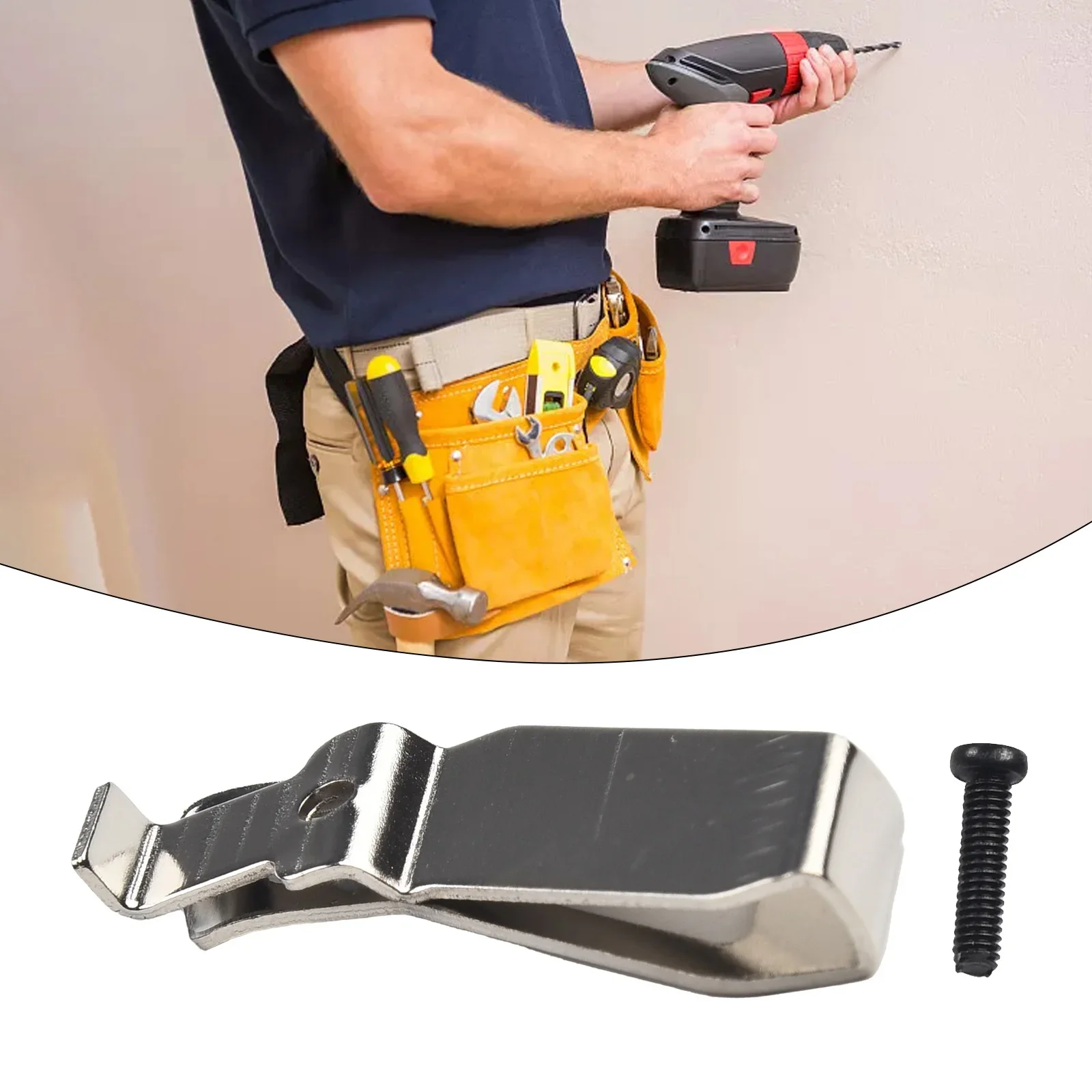 

Screw Belt Clip Workshop Equipment Driller Handle Assembly Metal Model Top Power Tool Parts Garden Electric Hammer