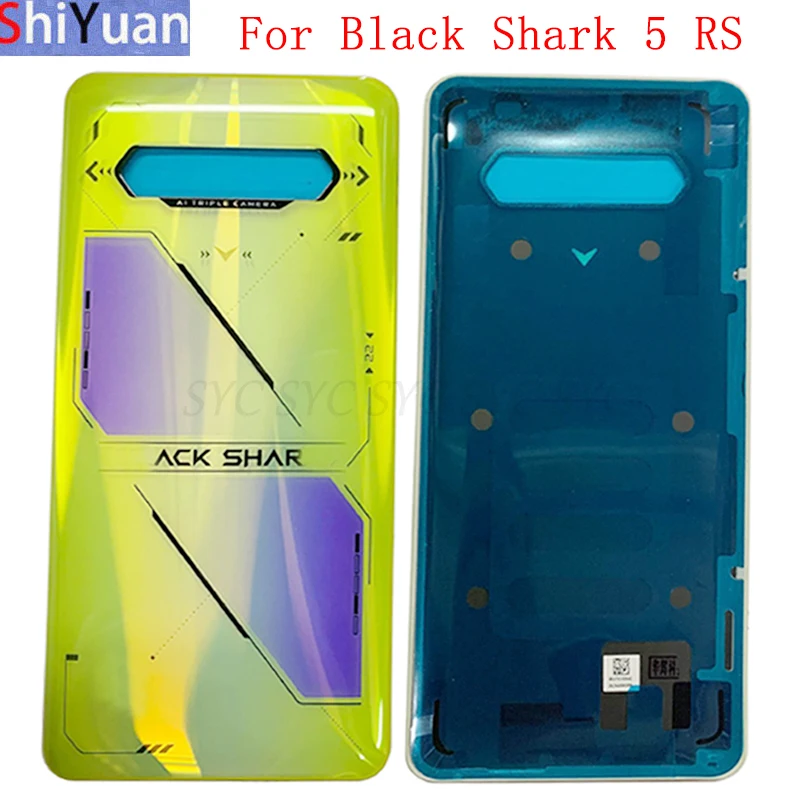 

Original Back Battery Cover Rear Door Housing Case For Xiaomi Black Shark 5 RS Battery Cover with Logo Replacement Parts