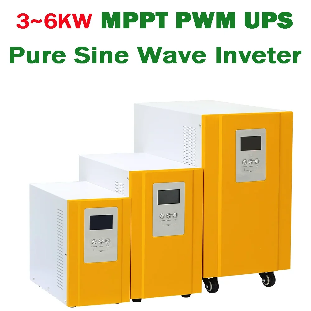6000W/4000W/3000W Off Grid Inverter Surge Power Charge Inverter A Onda Sinusoidale Pura 24V 48V A 220V 110V Mppt Pwm Ups Con Caricabatterie